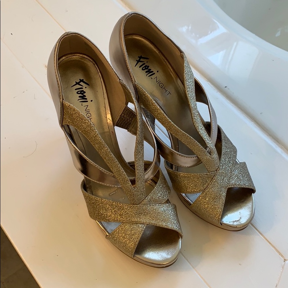 Gold sandals